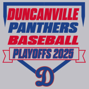 D'Ville Playoffs 25 - Dri Power ® 50/50 Cotton/Poly T Shirt Design