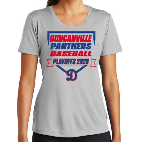 D'Ville Playoffs 25 - Ladies 100% Poly T-Shirt Thumbnail
