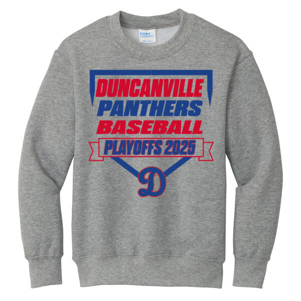D'Ville Playoffs 25 - Youth 50/50 Crewneck Sweatshirt Thumbnail